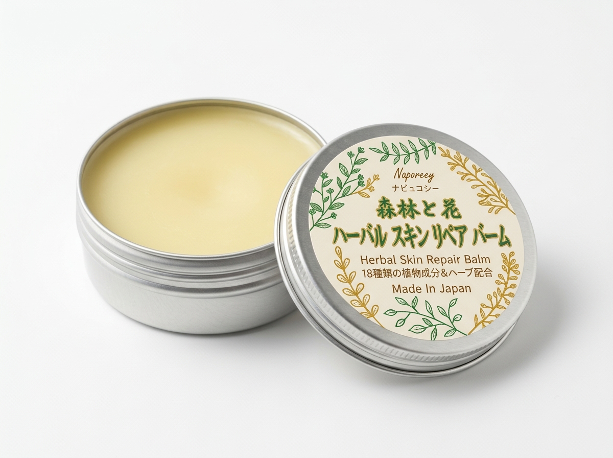 18種類の植物成分を配合した「ハーバルスキンリペアバーム」開発進行中のお知らせ