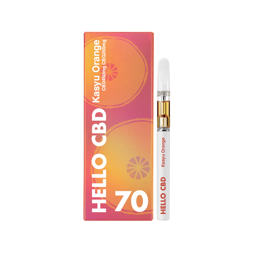 Hello CBD べイプ（Kashu Orange）【使い切り】
