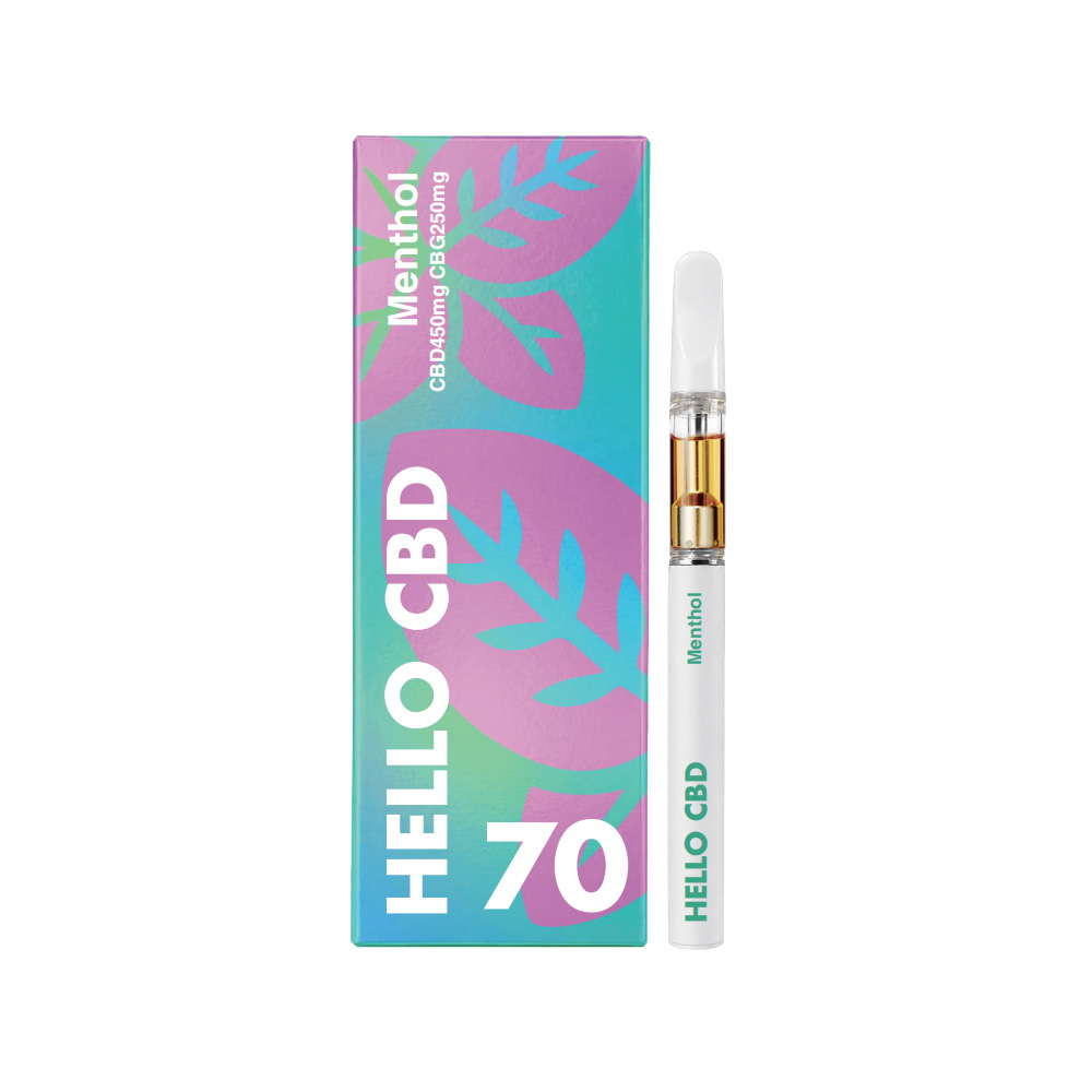 HELLO CBD べイプ（Menthol）【使い切り】